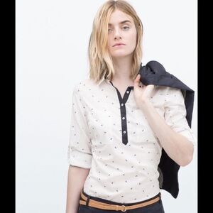 Zara Anchor Blouse